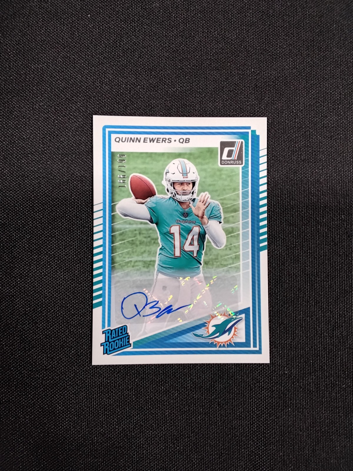 2025 Panini Donruss - Rated Rookie Quinn Ewers #342 Autographs /199 (AU, RC)