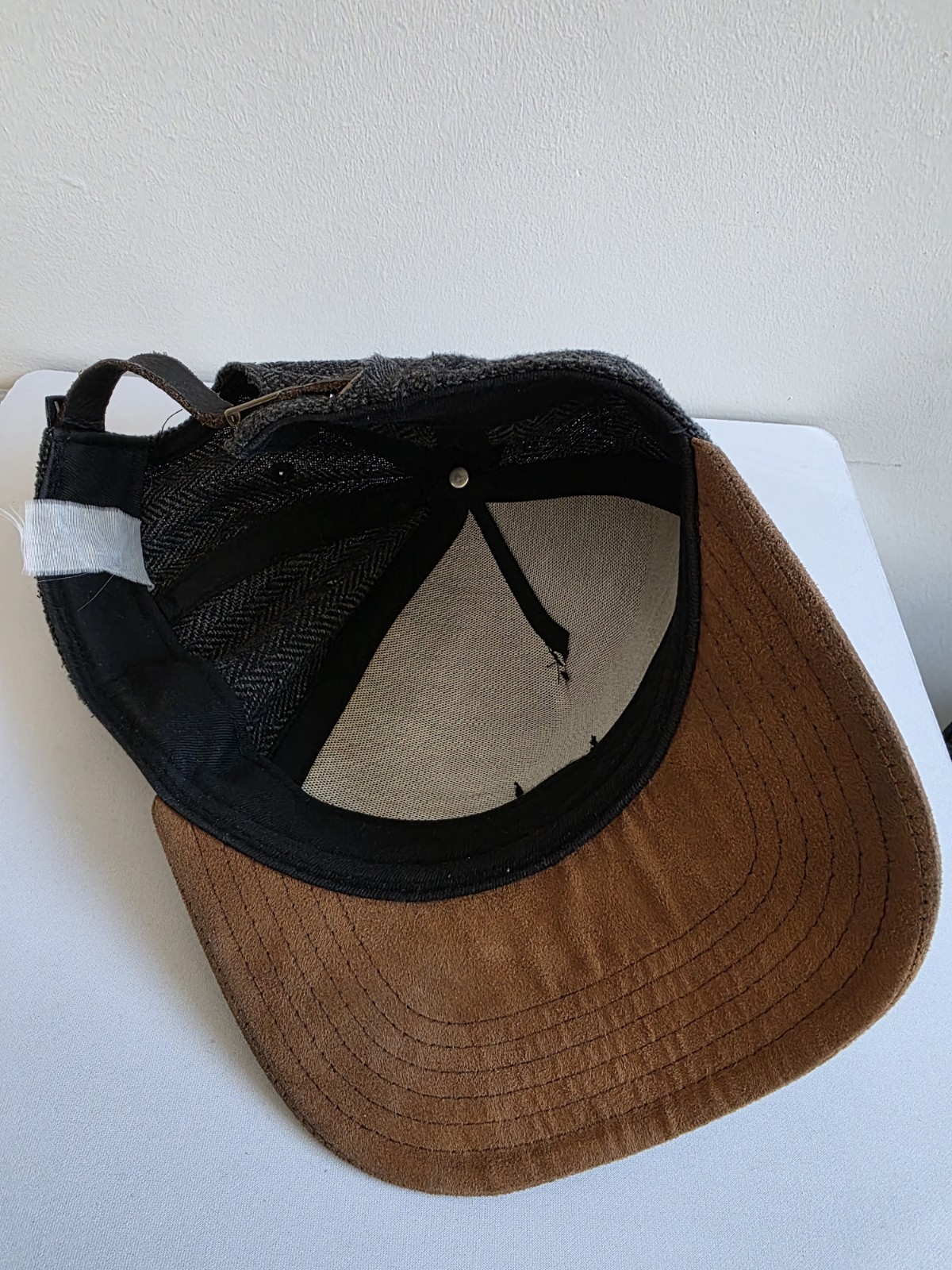 VANS - Herringbone Strapback Hat / Brown / Adjust… - image 4