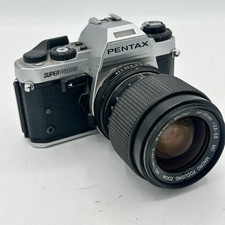 Pentax Super Program 35mm Film Camera w/ Vivitar 35-70mm Lens   Untested