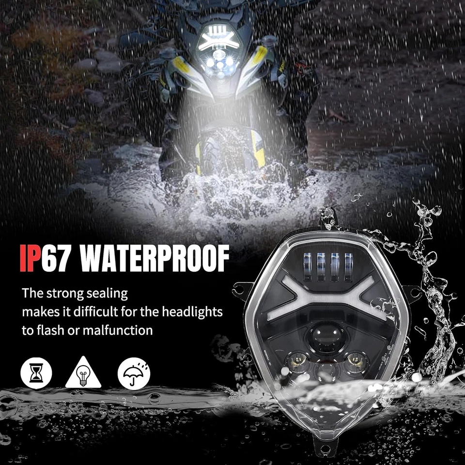 Farol de LED DRL lâmpada para Suzuki V-Strom 650 1000 DL650 DL1000 2014-2021 - Imagem 4 de 4