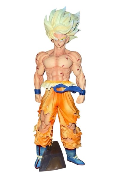 Figura Goku Super Saiyan 28 cm - Detalle de Batalla Dragon Ball Z
