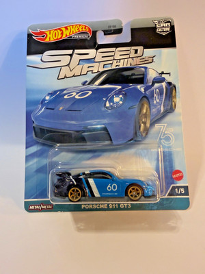 2023 Hot Wheels Premium Porsche 911 GT3 Speed Machines 1/5