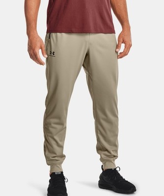 Under Armour Sportstyle Tricot Jogger Pants Khaki Men's Size 2XL XXL 1290261-289