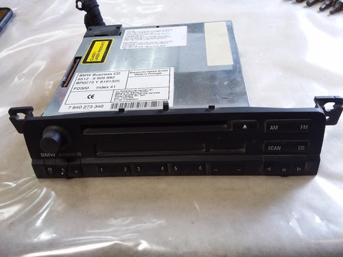 BMW 3 SERIES STEREO/HEAD UNIT BUSINESS CD PLAYER (BLAUPUNKT), E46, 09/98-09/01 9