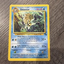 Pokémon TCG Omastar Fossil Card Regular Card 40/62
