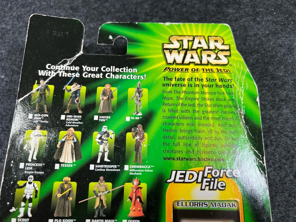 Lote de 3 Star Wars Power of the Jedi Ellorrs Madak - Malakili - Rebel Trooper Nuevo en Paquete Foto 4 de 4