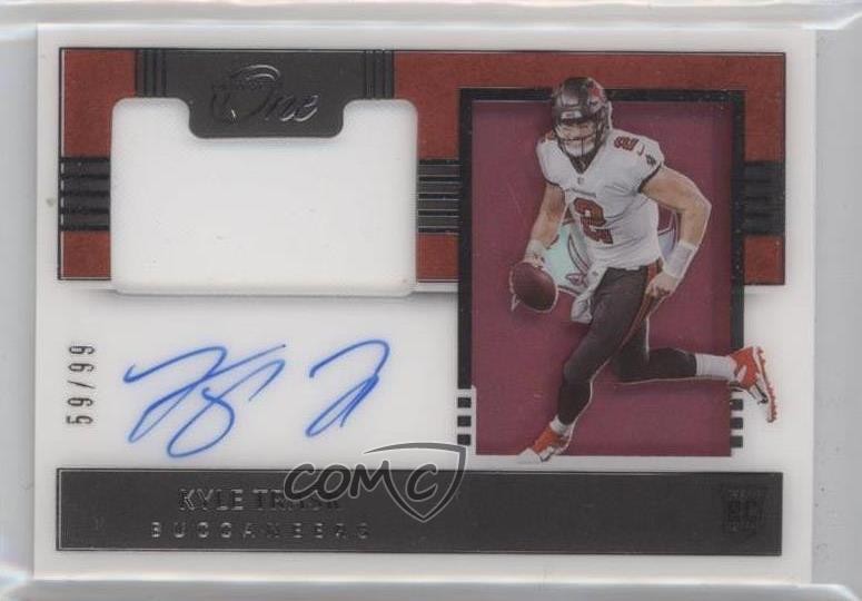 2021 Panini One Premium 59/99 Kyle Trask #124 RPA Rookie Patch Auto RC 12kd
