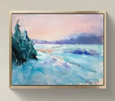 Original Impressionist Painting on 14x11 inch Canvas - Signed by the Artist