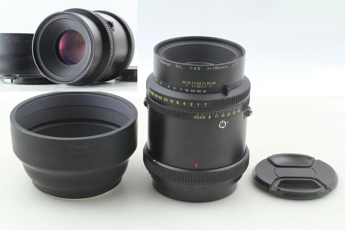 MAMIYA マミヤ K/L KL 180mm F/4.5 L-A　中盤レンズ Mamiya K/L 180mm F/4.5 L-A | LENS-DB.COM