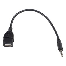AUX To USB Adapter Car Audio Cable Anti-corrosion Wear-resistant Easy To Install