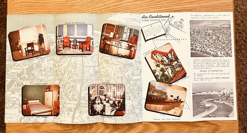 Vintage 1950er Hotel Lincoln Pre-Castro Kuba Hotel Urlaub Reise Broschüre - Bild 3 von 4