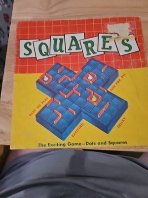 W. H. Schaper Squares Strategy Board Game, Ages 4-7, 2 Players