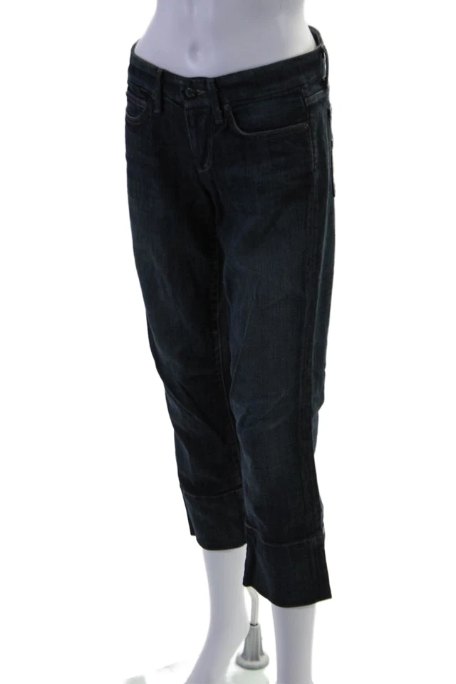 Joes Jeans Womens Cotton Button Zip Crop Leg Denim Jeans Blue Size EUR 27 - Image 2 of 4