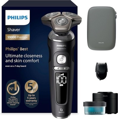 Philips S9000 Prestige Nass-und Trockenrasierer - Schwarz (SP9840/31) NEU & OVP