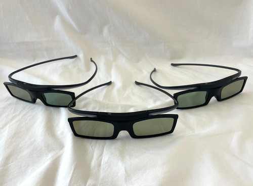 LOT of 3 Samsung Lunettes SSG-5100GB ACTIVE 3D GLASSES for Smart TV Black