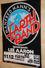 Manfred Mann's Earth Band - Konzert-, Tourplakat, Tourposter 1991 - Fürth