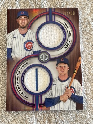 2025 Topps Tribute Pete Crow-Armstrong/Cody Bellinger /50 - Dual Relic Game Used