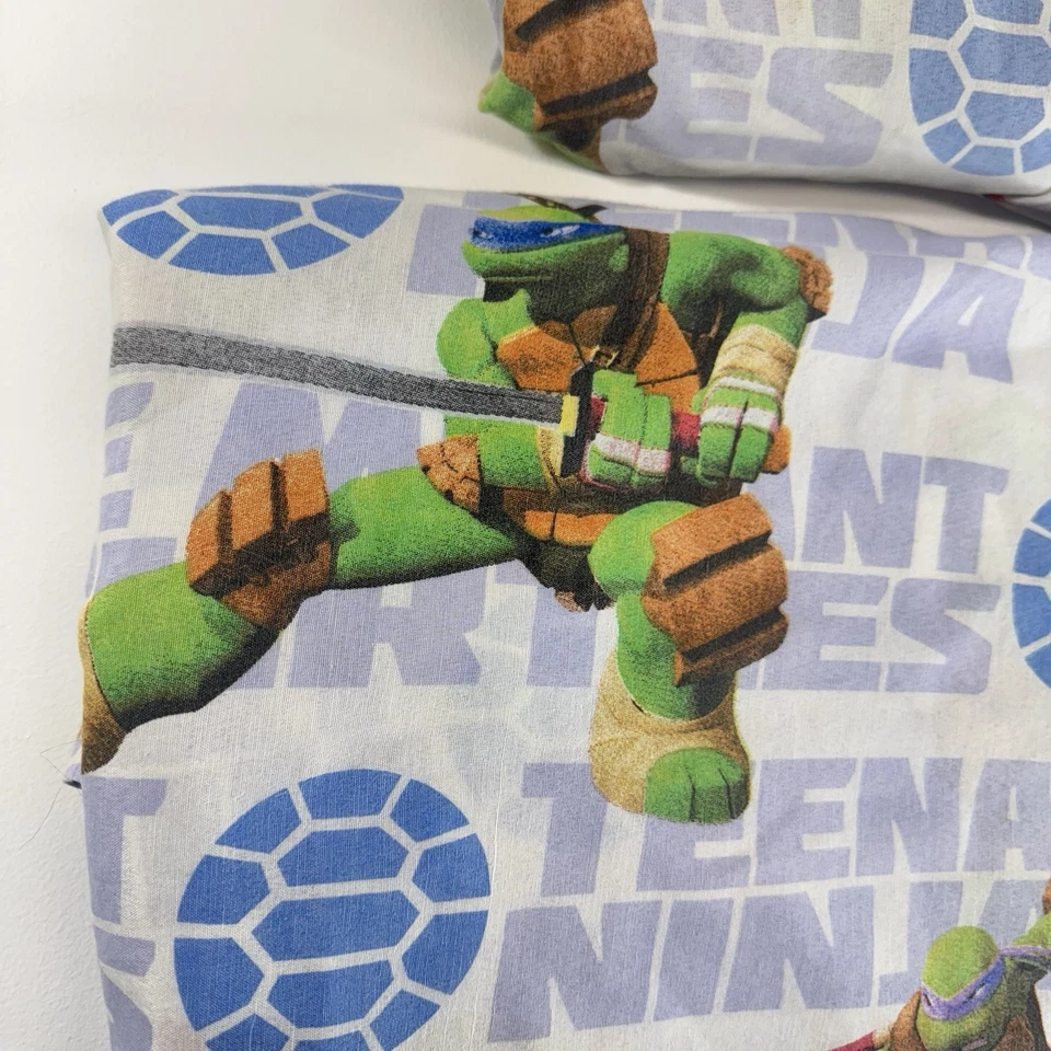Juego de ropa de cama Nickelodeon Teenage Mutant Ninja Turtles TMNT colchón tamaño completo Foto 3 de 4