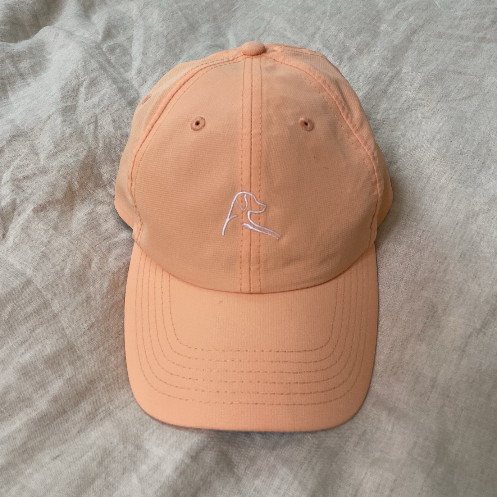Rhoback Strapback Logo Hat Peach - image 5