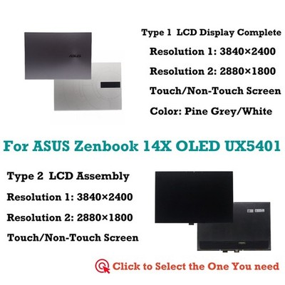 14'' Screen Touch Full Assembly Display ASUS Zenbook 14X OLED UX5401ZAS-KN521WS