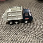 Tonka USA Blue & White Mini Garbage Truck  5.5" Long Pressed Steel 1970s Vintage