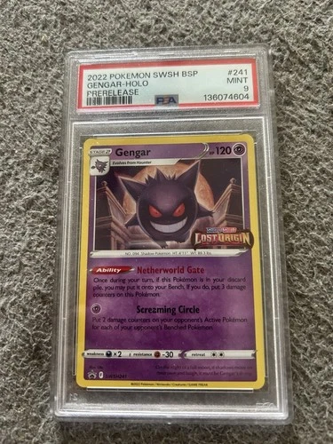 Gengar - (Prerelease) SWSH241 SWSH: Sword & Shield Promo Cards Holo PSA 9