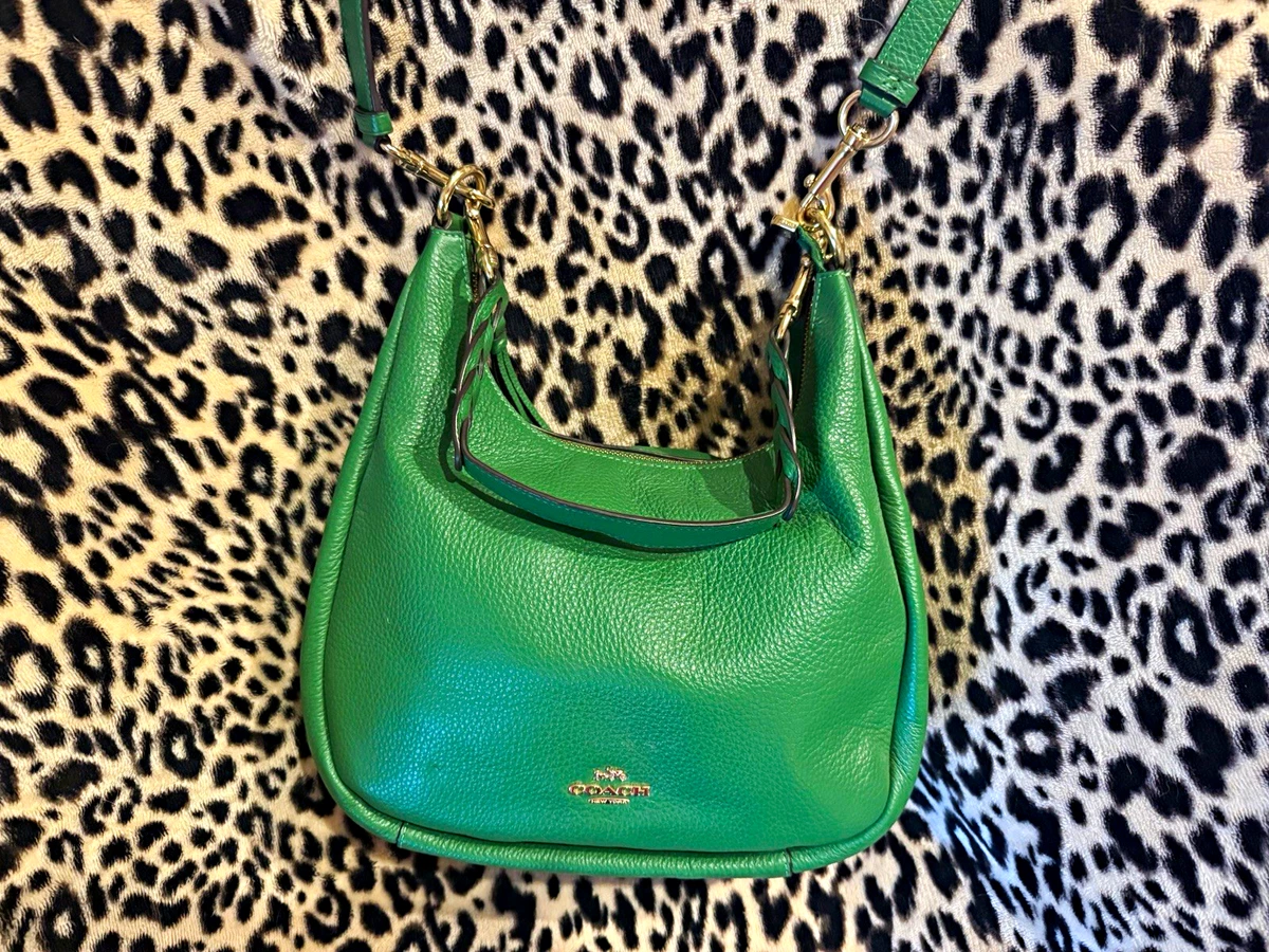 Coach Leather Exterior Green Bags & Handbags for Women for sale | eBay
