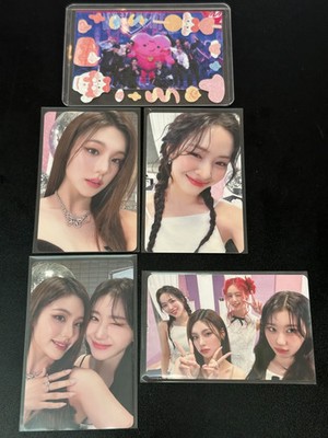 ITZY set-2024 Japan photocard Pop Up Yeji Ryujin Chaeryeong Yuna 10k YEN benefit