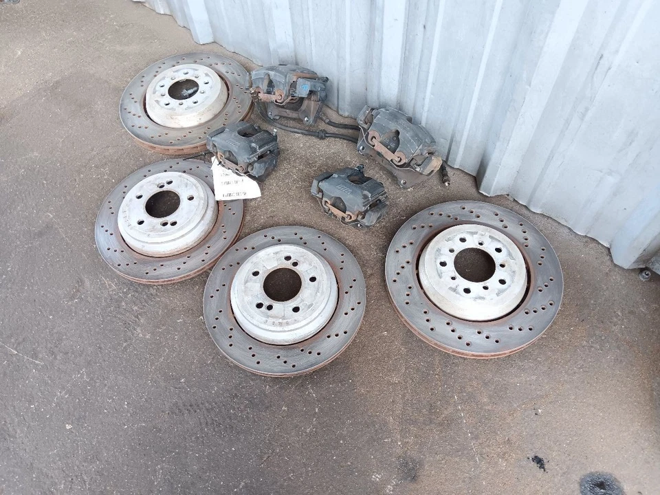 01-06 BMW E46 M3 ZCP Competition Brake Calipers With Rotors Set Front Rear OEM - Image 3 of 4