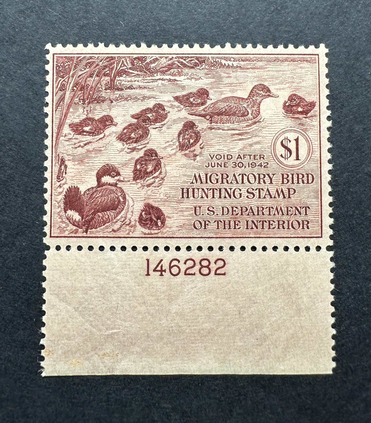 WTDstamps - #RW8 1941 - US Federal Duck Stamp - Mint H **WELL CENTERED**
