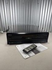 Onkyo DX-C390 6-Disc CD Player Black w/ Remote & Manual - Working!