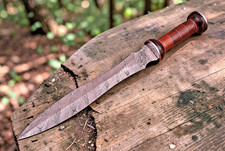 CUSTOM MADE HAND FORGED DAMASCUS STEEL GLADIATOR GLADIUS SWORD 735