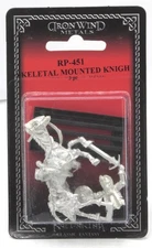 Ral Partha RP-451 Skeletal Mounted Knight (Skeletons) Undead Warrior Miniature
