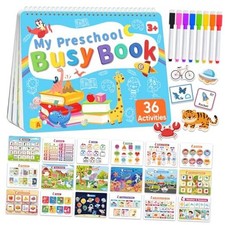 Toddler Busy Book Preschool Learning Activities, Montessori Educational Toys