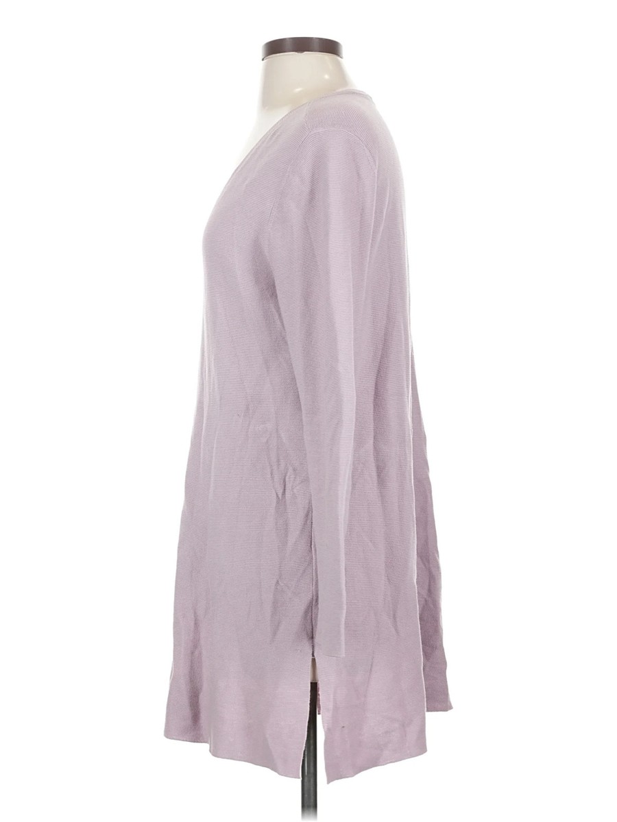 Eileen Fisher Women Gray Casual Dress S View 4