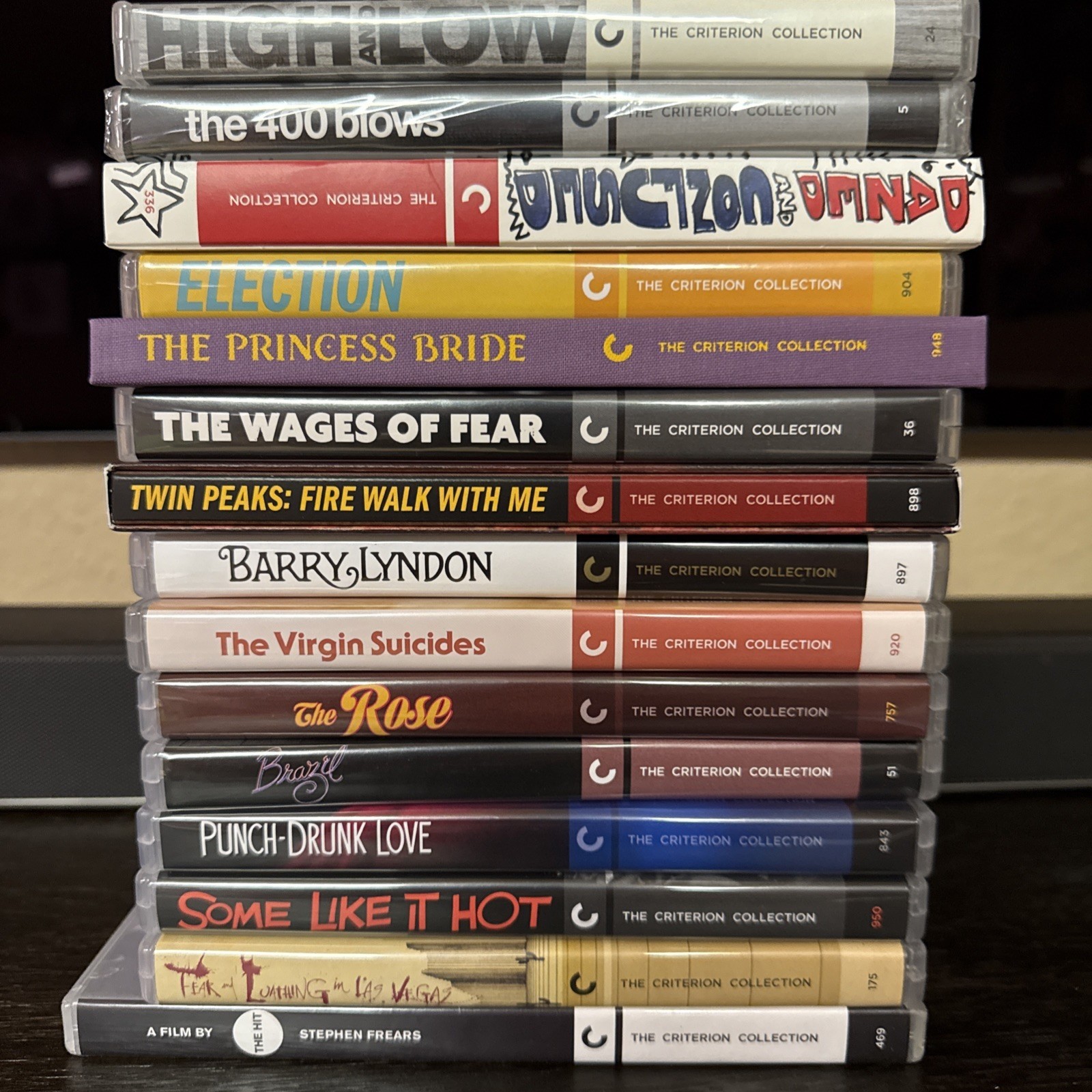 Criterion Collection Lot Of 14 Blu-ray + 1 DVD Lot, Mint Condition