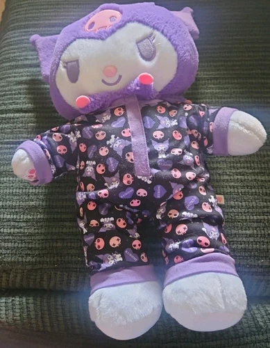 Build a Bear Sanrio Hello Kitty Kuromi Plush W/ Sleepers PJ Purple New