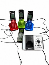Teléfono inalámbrico Frutiger Aero Aesthetic VTech 4 contestador automático