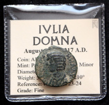 Roman Julia Domna Parlais Genuine Coin & Coin Wallet