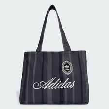 Image of New Adidas Originals TOTE BAG CANVAS Grey Six / Black KX5266 TAKSE