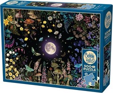 Cobble Hill 500 Piece Jigsaw Puzzle - Night Garden Poster Included