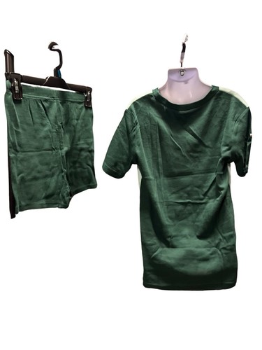 MINECRAFT Comfort Pajamas Sleepwear Set Boys Size 12 Green 100 % Cotton - Picture 3 of 3