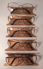 Vintage 5 pc. SOPHIA LOREN M47 Portofino Green 56/17 Eyeglass Frame Lot NOS
