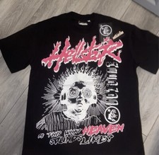 Hellstar Records "Heaven Sounds Like" Size L/M* Black Double Sided LA USA Made