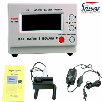No.1000 Weishi Timegrapher Mechanische Uhr Timing Machine Multifunktions EU