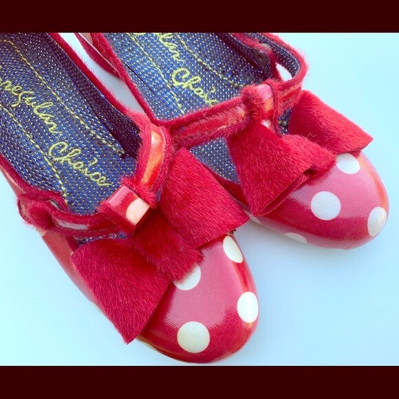 irregular choice polka dot shoes