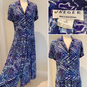 midi dress batik
