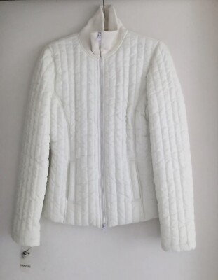 Terranova Jacket Coat White Women Sz S NWT Made In Italy