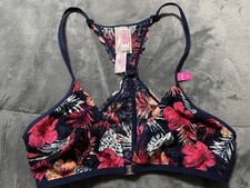 victoria secret bralette small Womens New With Tags VS PINK Floral