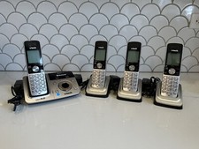 VTech DECT 6.0 DS6322-4 Cordless Phone Answering System Bluetooth 4 Handsets